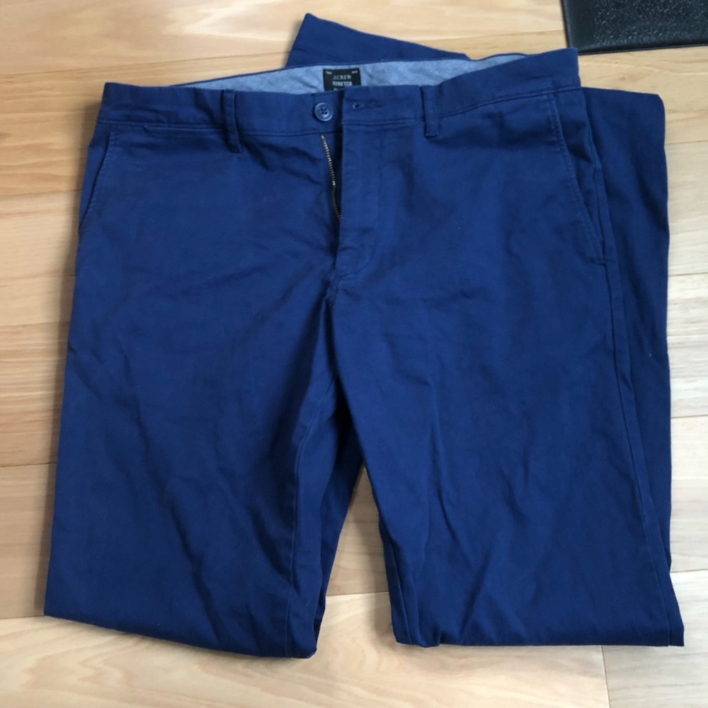 J Crew men’s 484 blue chino 32x34